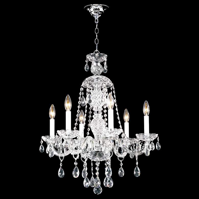 Image 1 James R. Moder 24" Wide Palace Ice 6-Light Chandelier