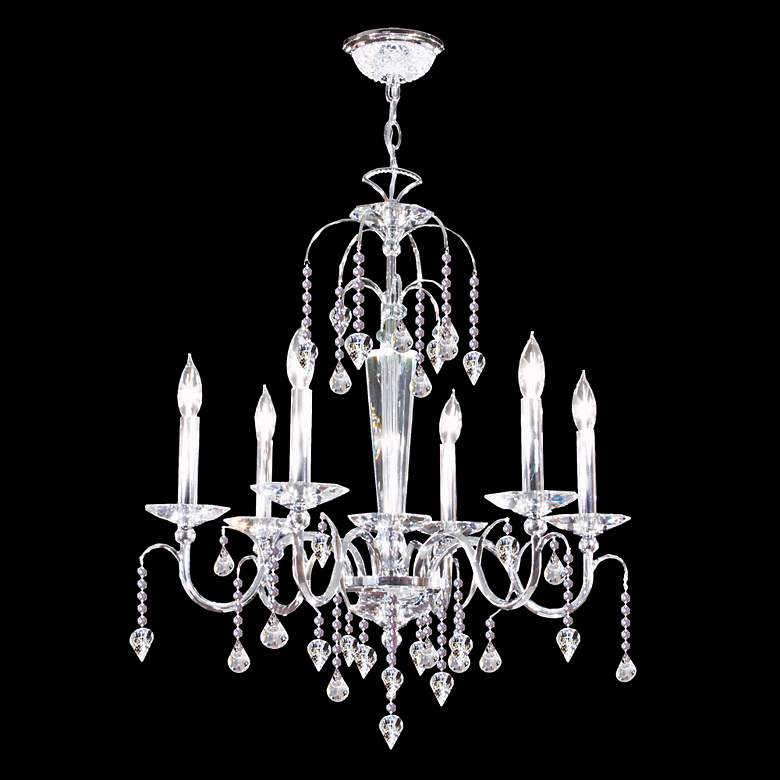 Image 1 James R. Moder 26" Wide Imperial Crystal 6-Light Chandelier