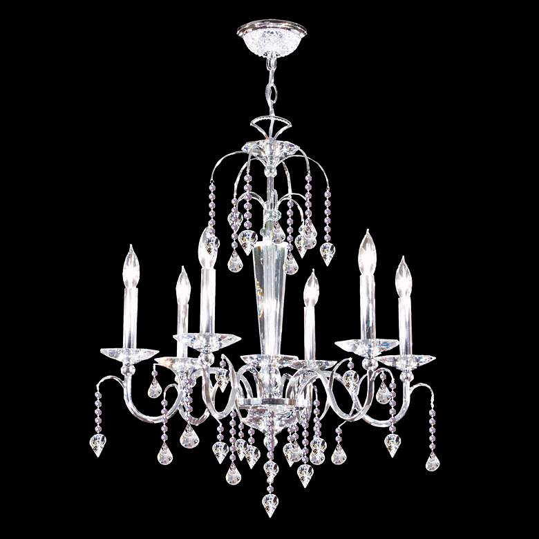 Image 1 James R. Moder 26 inch Wide Imperial Crystal 6-Light Chandelier