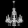 James R. Moder 28" Wide Palace Ice 8-Light Chandelier