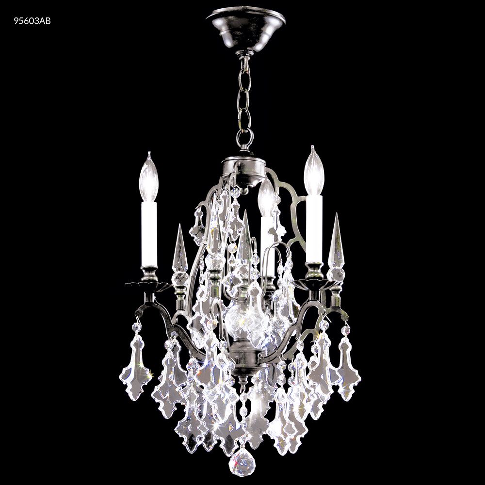 James R. Moder 3 Light 14" Pendant from the Versailles Collection