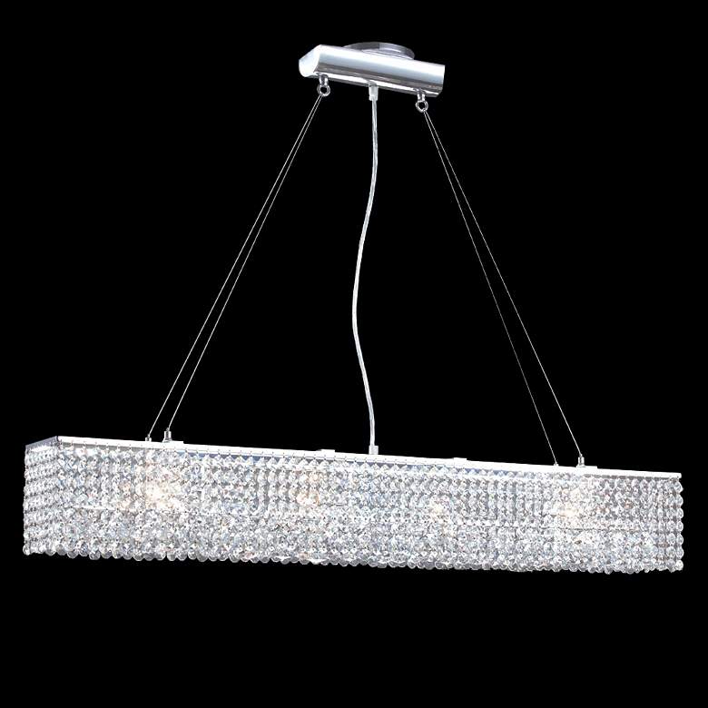 Image 1 James R. Moder 37" Wide Impact 4-Light Chandelier