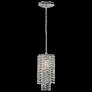 James R. Moder 6" Wide Silver and Imperial Crystal Mini Pendant Light