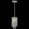 James R. Moder 6" Wide Silver and Imperial Crystal Mini Pendant Light