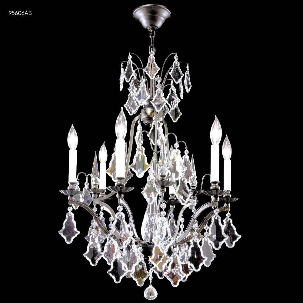 James R. Moder 6 Light 23" Chandelier from the Versailles Collection