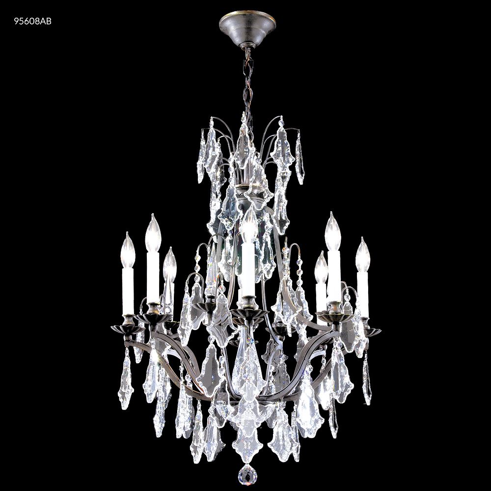 James R. Moder 8 Light 23" Chandelier from the Versailles Collection
