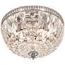 3_James R. Moder 9" Wide Traditional Hand Cut Crystal Ceiling Fixture