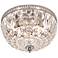 James R. Moder 9" Wide Traditional Hand Cut Crystal Ceiling Fixture