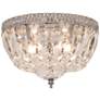 4_James R. Moder 9" Wide Traditional Hand Cut Crystal Ceiling Fixture more views