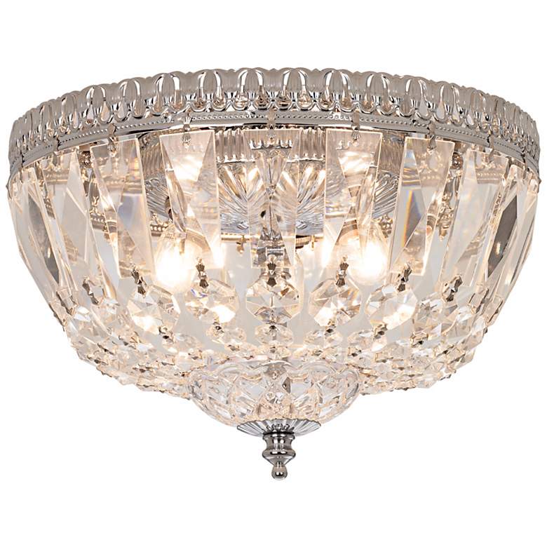 Image 4 James R. Moder 9"W Hand Cut Crystal Ceiling Fixture more views
