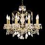 1_James R. Moder Belle Wave 24" Wide Traditional Gold Crystal Chandelier