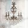 2_James R. Moder Brindisi 20" Wide Monaco Bronze Candelabra Chandelier