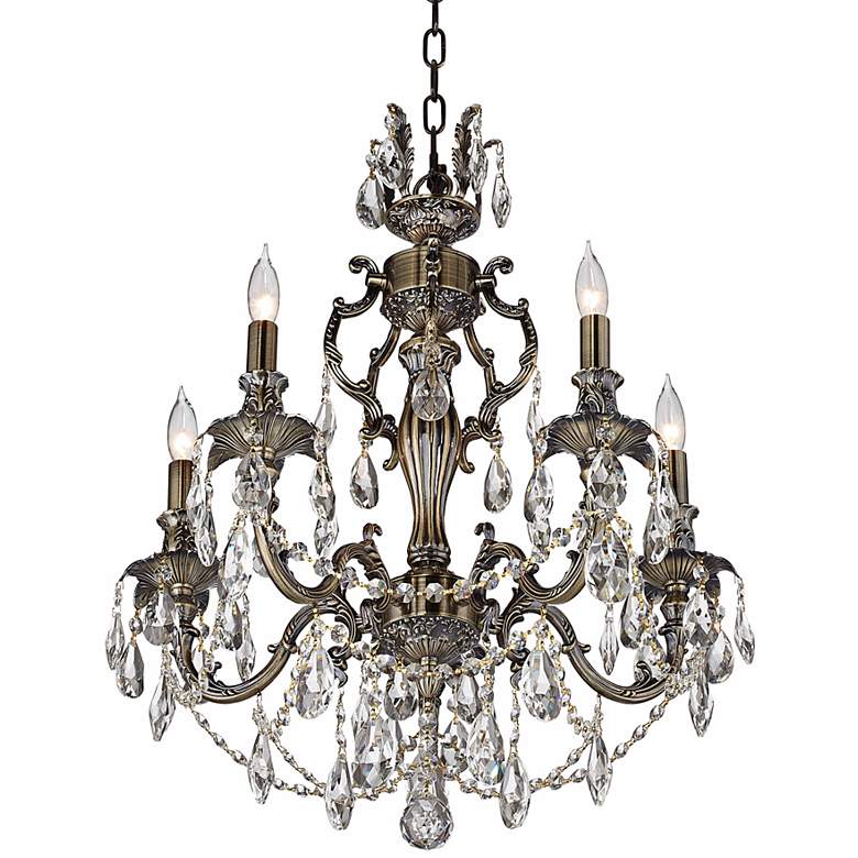 Image 4 James R. Moder Brindisi 20" Wide Monaco Bronze Candelabra Chandelier more views