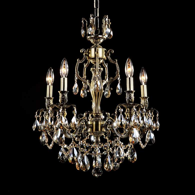 Image 1 James R. Moder Brindisi 20" Wide Monaco Bronze Chandelier