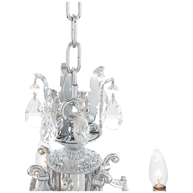 Image 3 James R. Moder Brindisi 28" Wide Silver 12-Light Chandelier more views