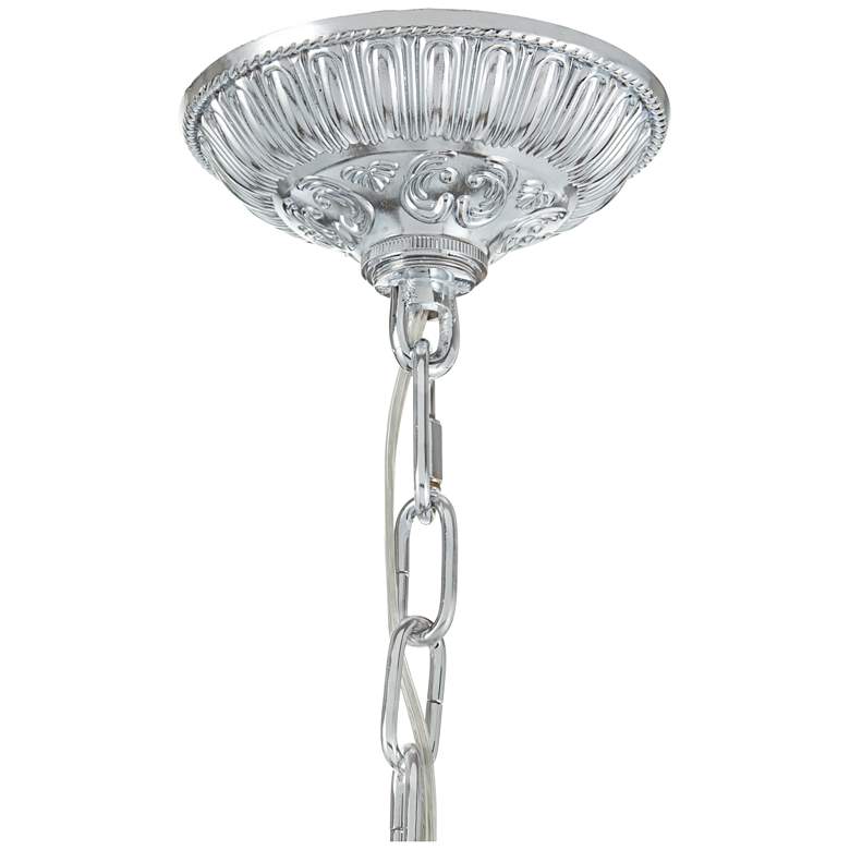 Image 4 James R. Moder Brindisi 28" Wide Silver 12-Light Chandelier more views