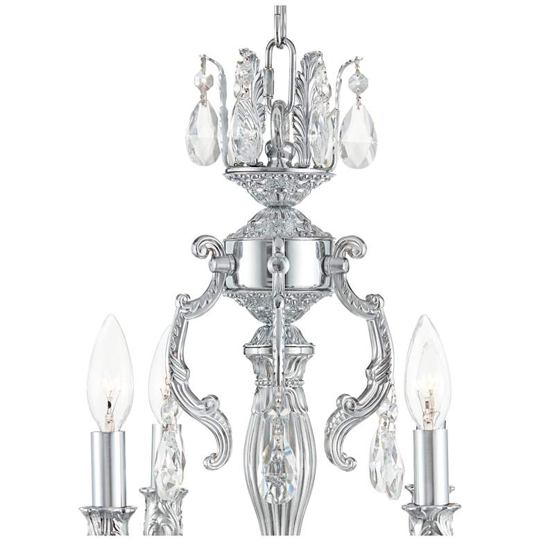 Image 5 James R. Moder Brindisi 28 inch Wide Silver 12-Light Chandelier more views