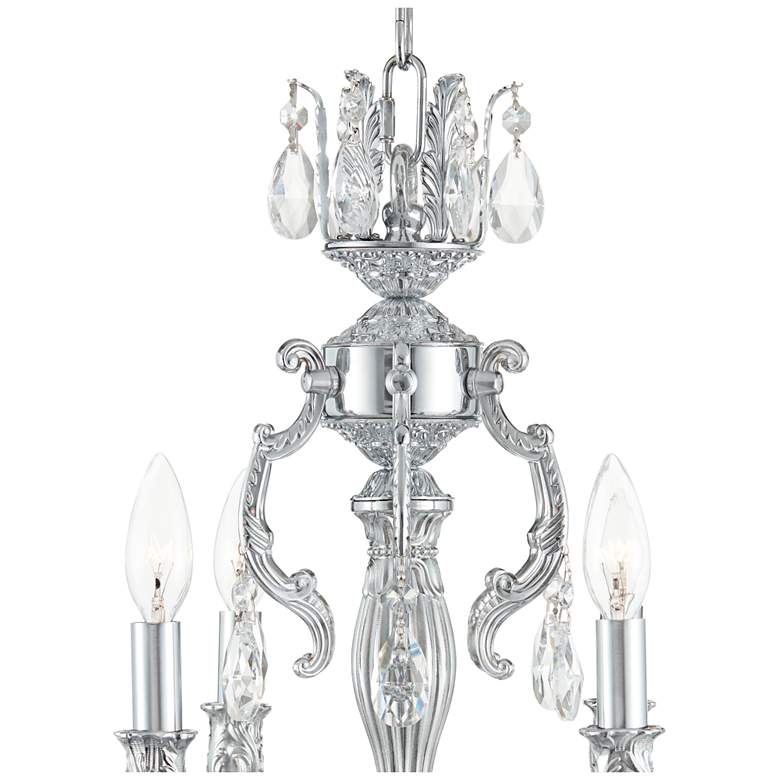 Image 5 James R. Moder Brindisi 28" Wide Silver 12-Light Chandelier more views