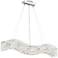 James R. Moder Crystal Wave 36" Contemporary Chandelier