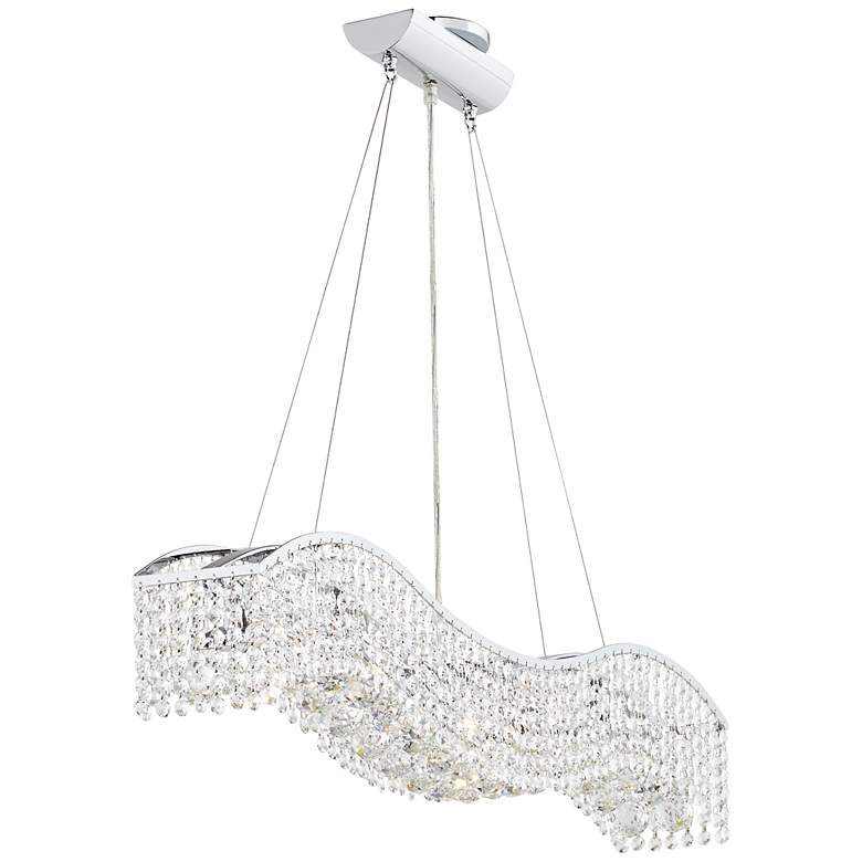 Image 6 James R. Moder Crystal Wave 36 inch Contemporary Chandelier more views