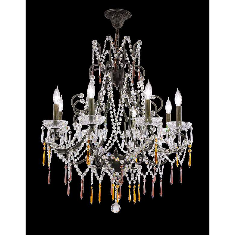 Image 1 James R. Moder Eight Light Isabella Collection Chandelier