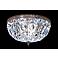 James R. Moder Empire 12" Traditional Bronze and Crystal Ceiling Light