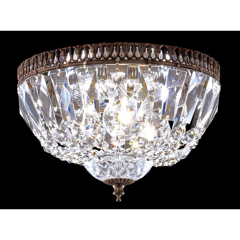 Image 1 James R. Moder Empire 9" Wide Bronze Ceiling Fixture