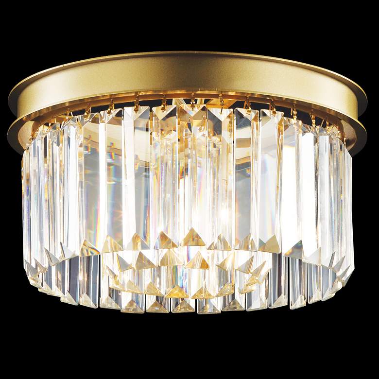 Image 1 James R. Moder Europa 12" Wide Satin Black Ceiling Light