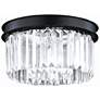 James R. Moder Europa 12" Wide Satin Black Ceiling Light