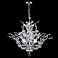 James R. Moder Florale 27" Wide Traditional Silver Crystal Chandelier