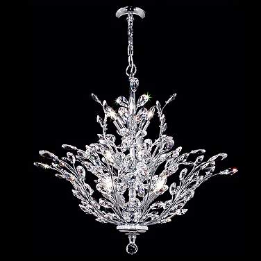 James R. Moder Florale 27" Wide Traditional Silver Crystal Chandelier