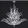 James R. Moder Florale Collection Silver 38" Wide Chandelier
