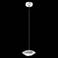 James R. Moder Galaxy 7"W Silver LED Crystal Mini Pendant