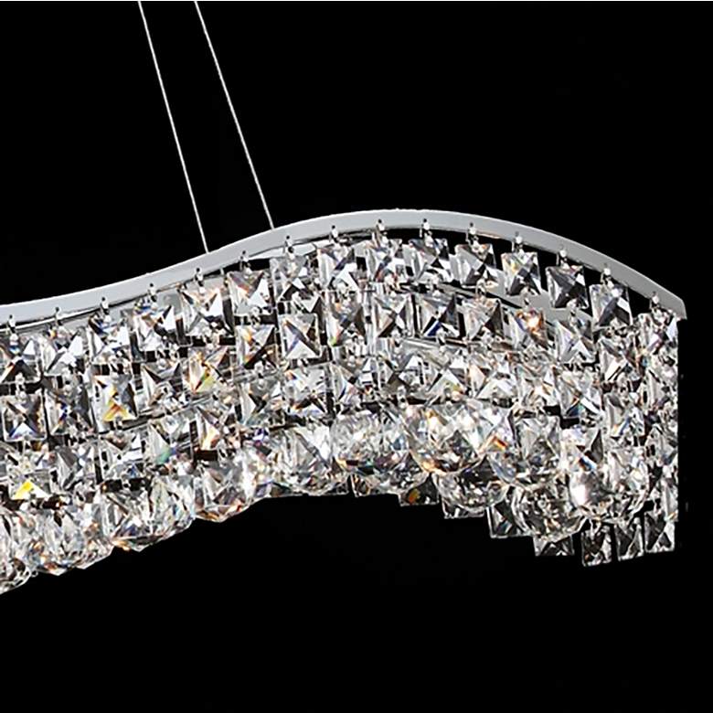 Image 2 James R. Moder Impact Wave 36 inch Wide Imperial Crystal Pendant more views