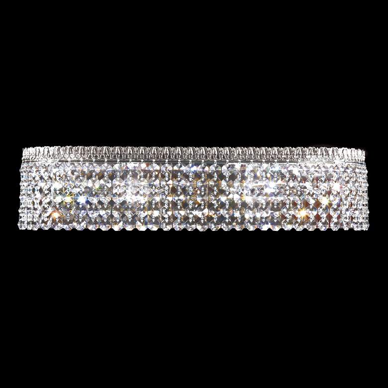 Image 1 James R. Moder Imperial 20"W Silver and Crystal Bath Light