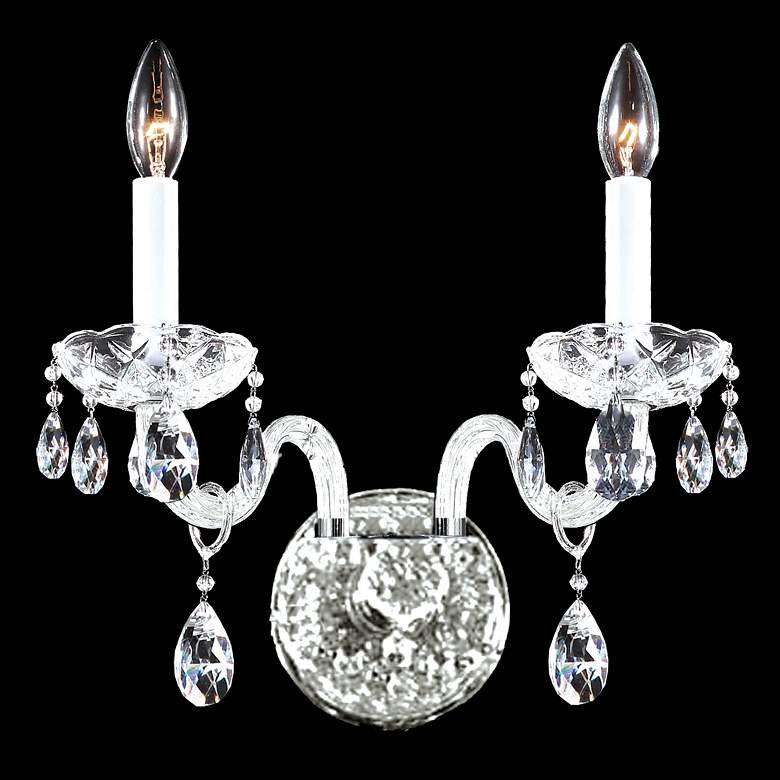 Image 1 James R. Moder Palace Ice 12 inch Wide Crystal Wall Sconce