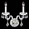 James R. Moder Palace Ice 12" Wide Crystal Wall Sconce