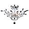 James R. Moder Regailia 21" Wide Chrome and Crystal Ceiling Light