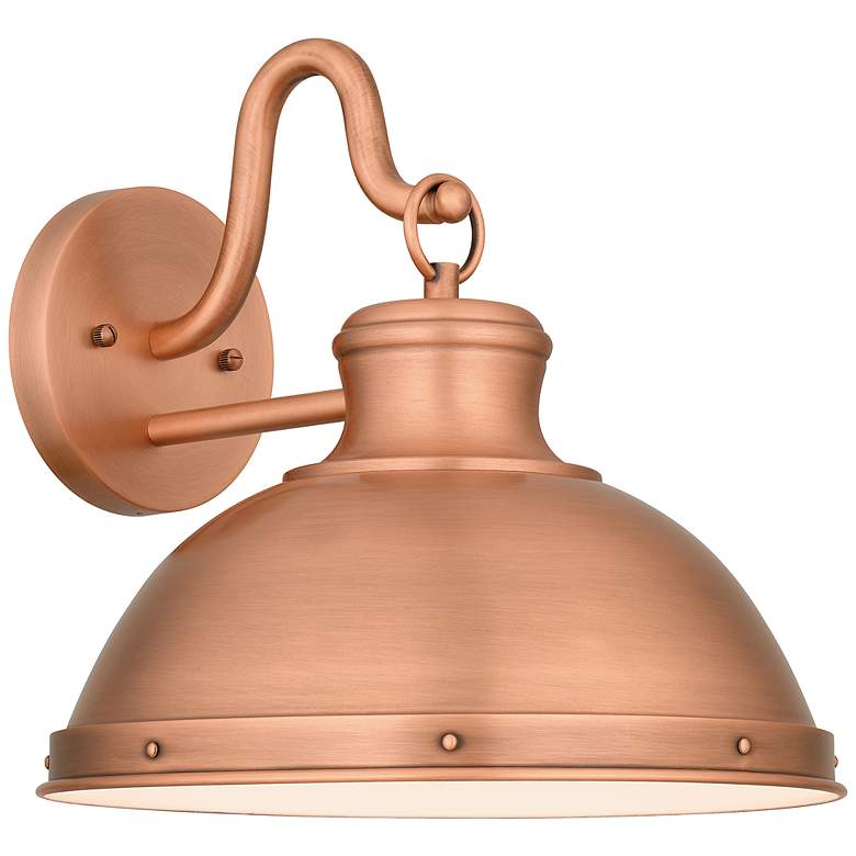 Image 2 Jameson 11 3/4" High Aged Copper Outdoor Wall Light