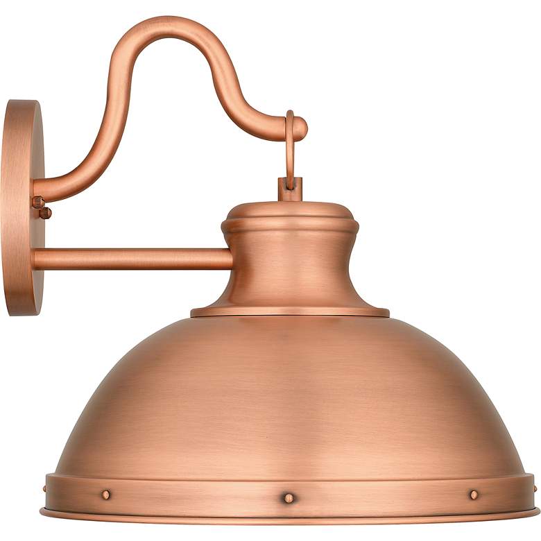 Image 4 Jameson 11 3/4" High Aged Copper Outdoor Wall Light more views