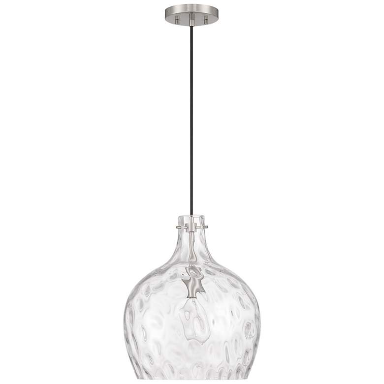 Image 2 Jamie 12 3/4" Wide Brushed Nickel Pendant Light more views