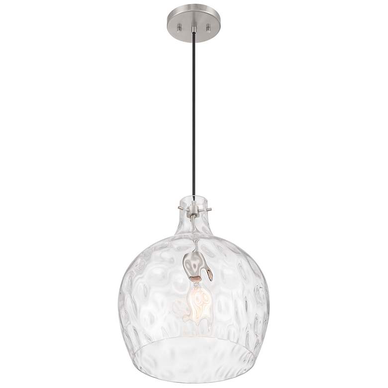 Image 4 Jamie 12 3/4" Wide Brushed Nickel Pendant Light more views