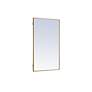 4_Jamie Brass 24" x 40" Rectangular Vanity Wall Mirror more views