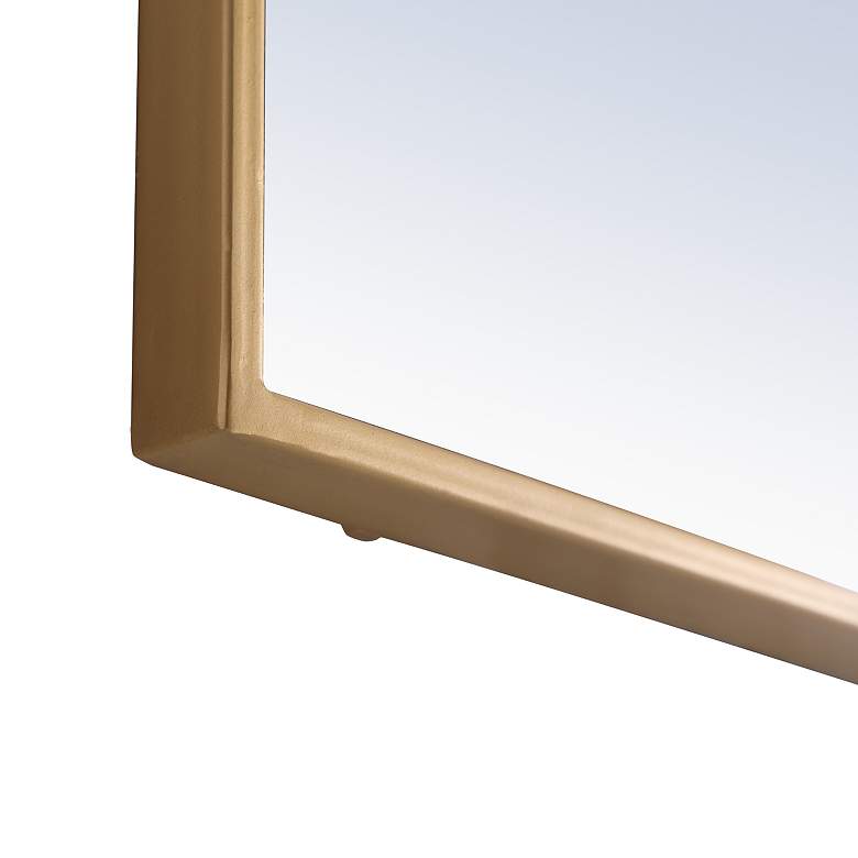 Image 5 Jamie Brass 24" x 40" Rectangular Vanity Wall Mirror more views