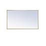 5_Jamie Brass 24" x 40" Rectangular Vanity Wall Mirror more views