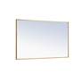 Jamie Brass 24" x 40" Rectangular Vanity Wall Mirror in scene