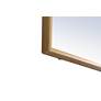 Jamie Brass 24" x 40" Rectangular Vanity Wall Mirror in scene