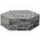 Jamie Young 10" Wide Alexander Natural Gray Bone Hexagon Box