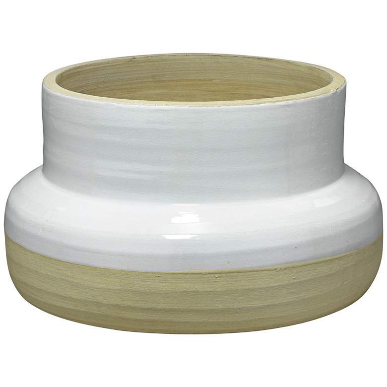 Image 1 Jamie Young 14" Wide Sundial Ceramic Vase