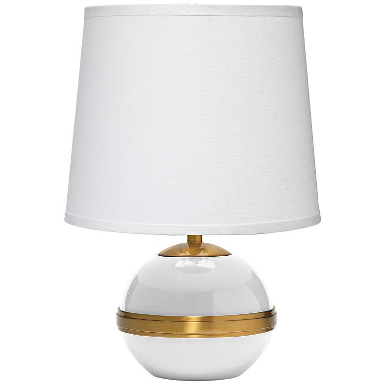 Image 1 Jamie Young 18 inchH White Stockholm Accent Lamp